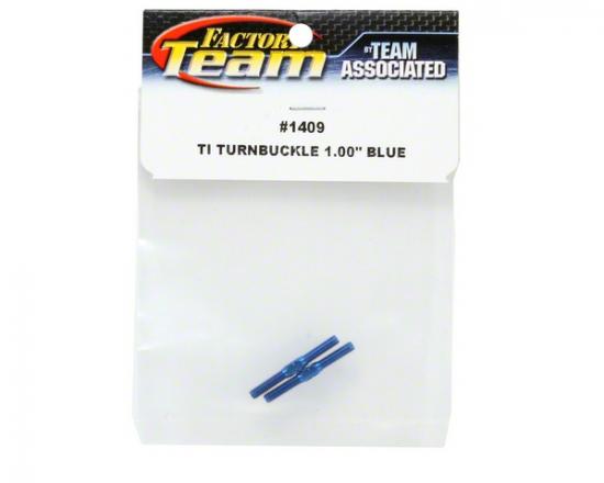 FT Blue Titanium Turnbuckles - 1.00 Inch/25.5mm