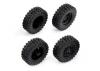 Associated Mt28 Wheels + Tyres Mounted (F + R)