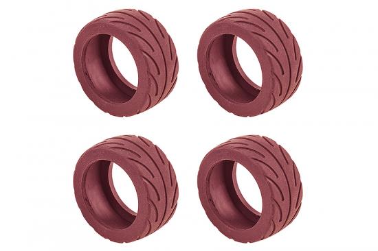 Team Associated Nano Sport Radial Tyres Red (4)