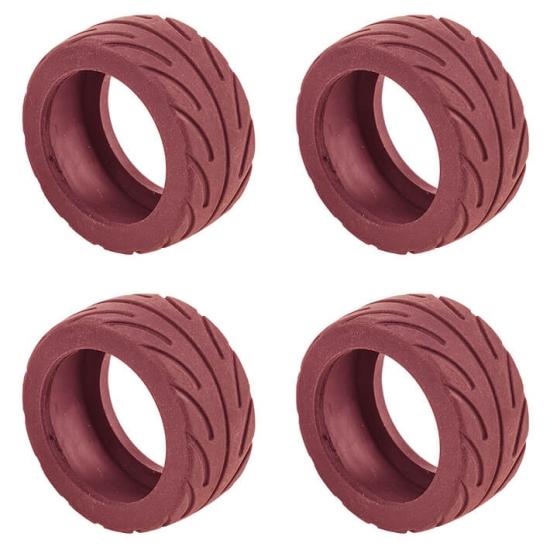Team Associated Nano Sport Radial Tyres Red (4)