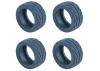 Team Associated Nano Sport Radial Tyres Blue (4)