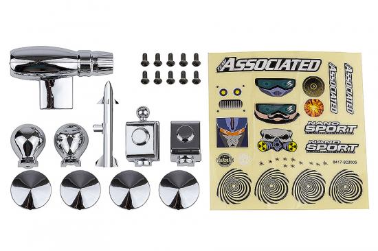 Team Associated Nano Sport Space Pack Chrome