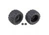 Team Associated Rival MT10 Black Method Wheels/Tyres Mounted