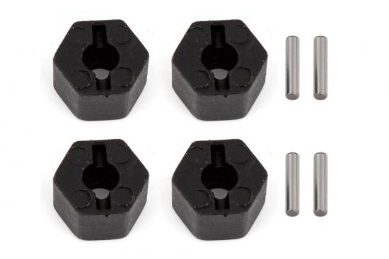 Associated Cr12 Wheel Hexs + Pins Set