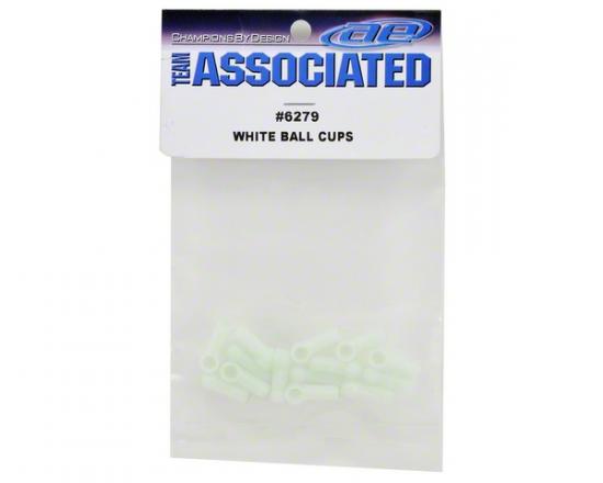 Associated RC10 White Ball Cups