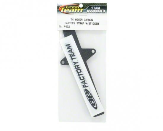 T4 Woven Carbon Fibre Batt Strap W/Sticker