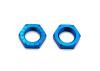 Associated Wheel Nuts - 17mm - Blue