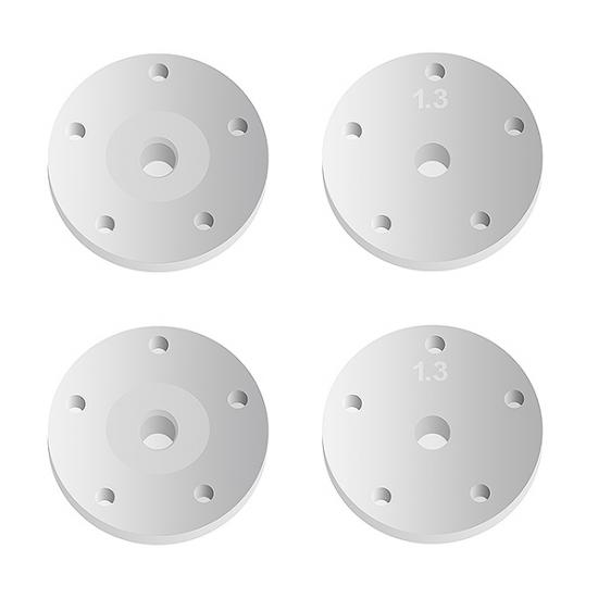 Team Associated RC8B3 FT 16mm Shock Piston 5X1.3mm Tapered (4)