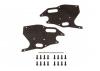 Associated RC8B3.1 FT Graphite Arm Stiffeners - Front