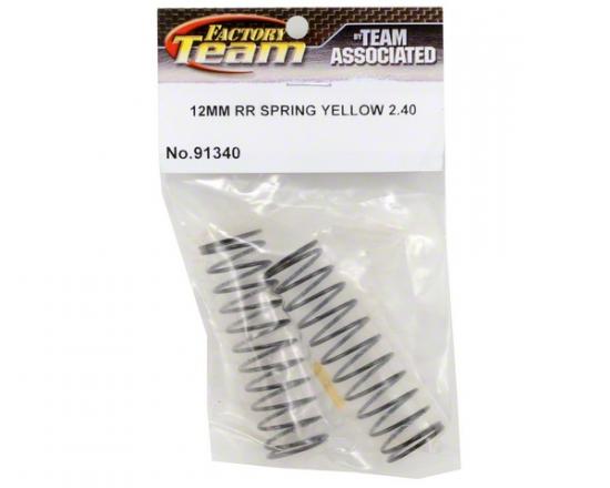 Associated 12mm Big Bore Rear Spring Yellow 2.40Lb