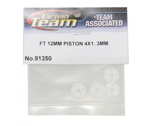 Associated 12mm Big Bore FT Pistons 4 Hole X 1.3mm