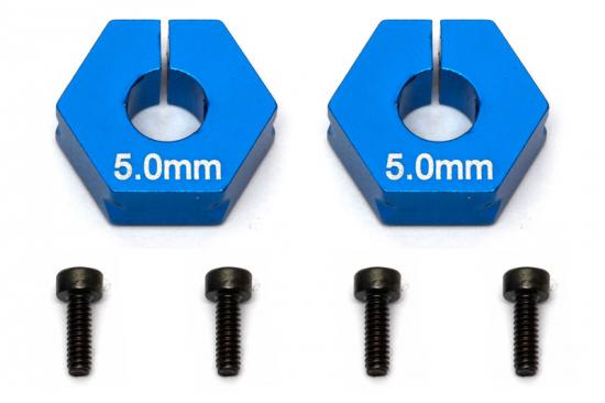 Associated Factory Team Clamping Wheel Hex 5.0mm Offset (2)