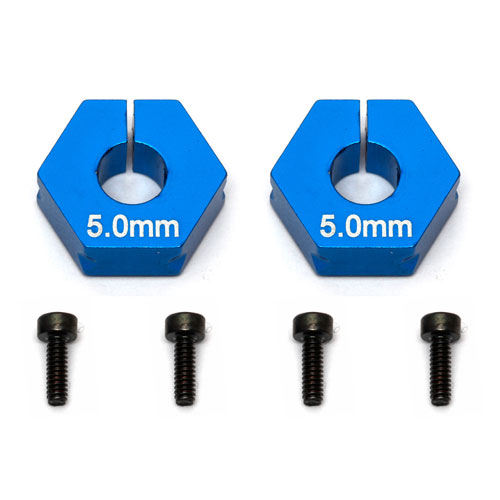 Associated Factory Team Clamping Wheel Hex 5.0mm Offset (2)