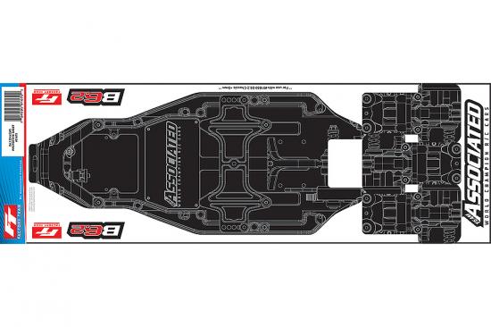 Associated B6.2 FT Chassis Protective Sheet