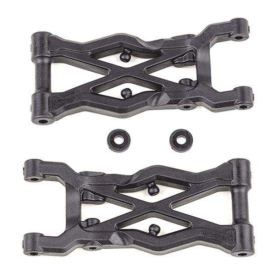 Team Associated B6.3 FT 75mm Rear Suspension Arms Carbon Fibre