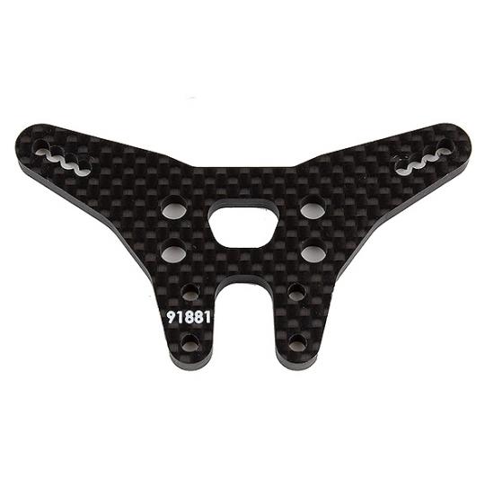 Team Associated B6.3 Rear Wide Shock Tower Carbon Fibre