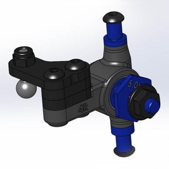 Team Associated B6.3 FT Steel Bulkhead 20 Degree