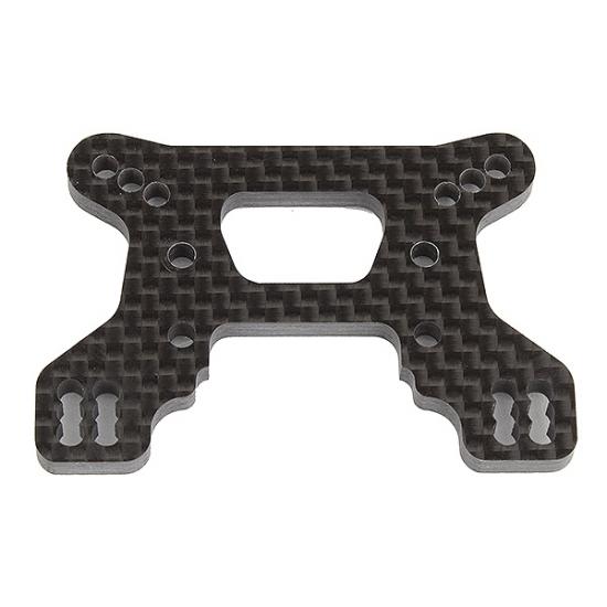 Team Associated RC10B74.1 Front Shock Tower 23mm Carbon