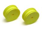 RC10B4 Front 2.2 Wheels Yellow