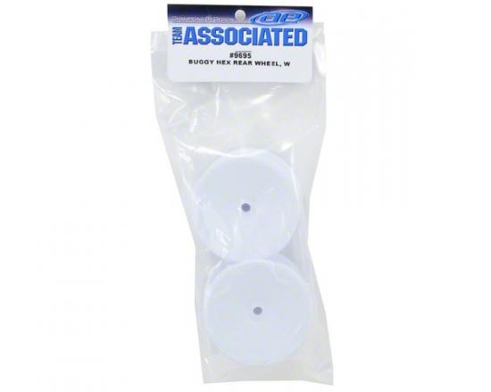 Associated Buggy Rear Wheel - Hex White (B4.1/B44.1) ** CLEARANCE **
