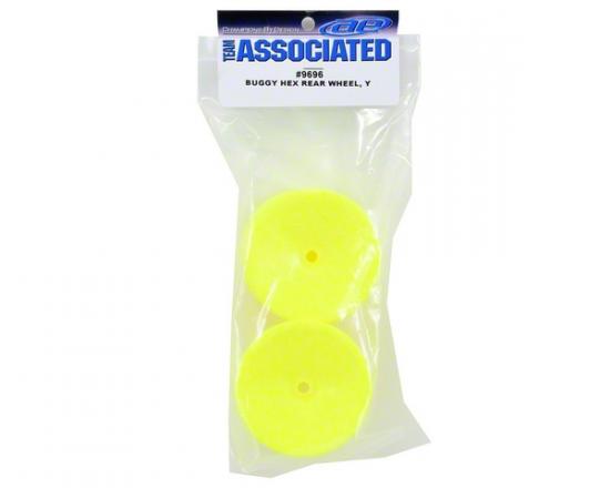 Associated Buggy Rear Wheel - Hex Yellow (B4.1/B44.1)