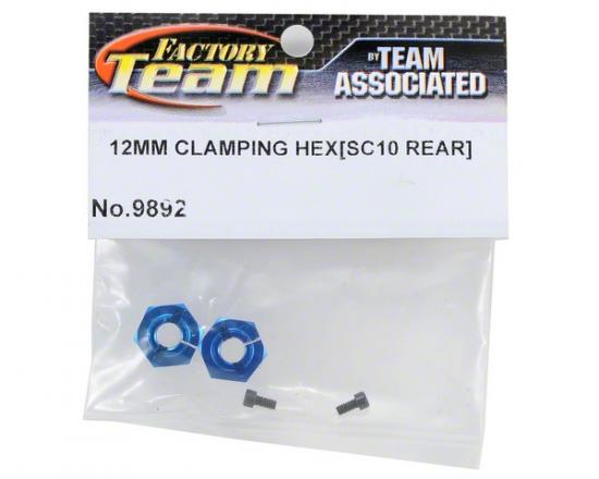 Associated 12mm Aluminium. Clamping Wheel Hex SC10 Rear
