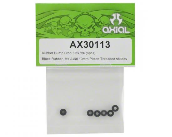 Axial Rubber Bump Stop 3.6x7x4 (6)