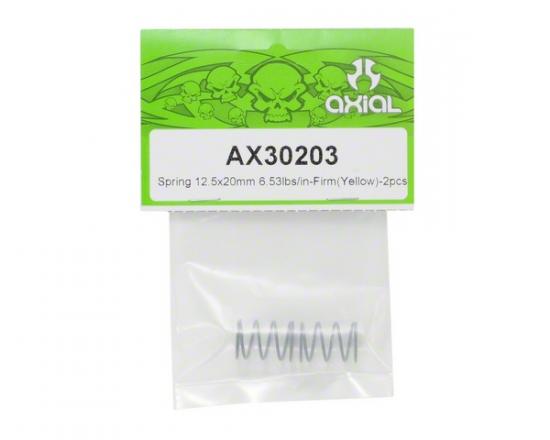 AXIAL AX Molle Antiurto 12.5x20mm 6.5lbs Firm (Gialle) Per SCX10 Crawler
