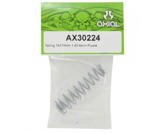 Axial Spring 14x70mm 1.43 lbs/in - Purple (2)