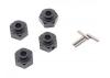 Axial 12mm Aluminium Hub (Black)