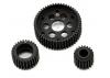 Axial AX10 Locked Transmission - Complete Metal Gear Set - Steel (3pcs)