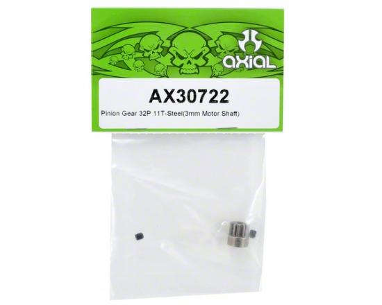 Axial Pinion Gear 32P 11T - Steel (3mm Motor Shaft)