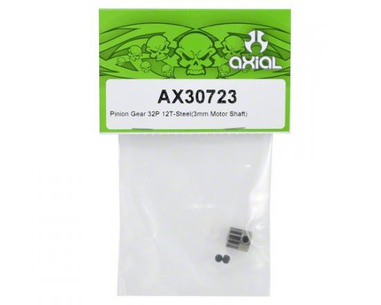 Axial Pinion Gear 32P 12T - Steel (3mm Motor Shaft)