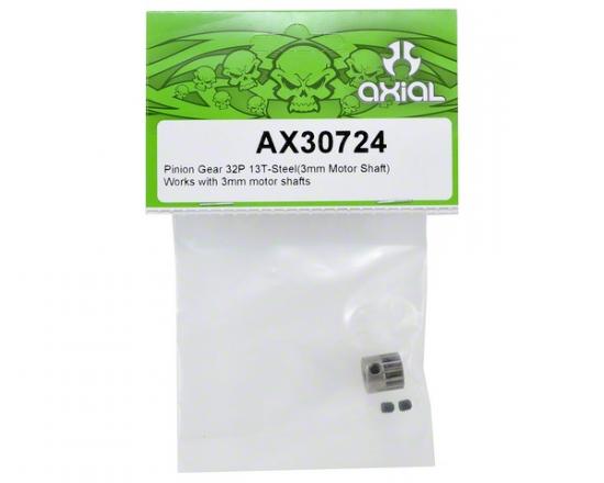 Axial Pinion Gear 32P 13T - Steel (3mm Motor Shaft)