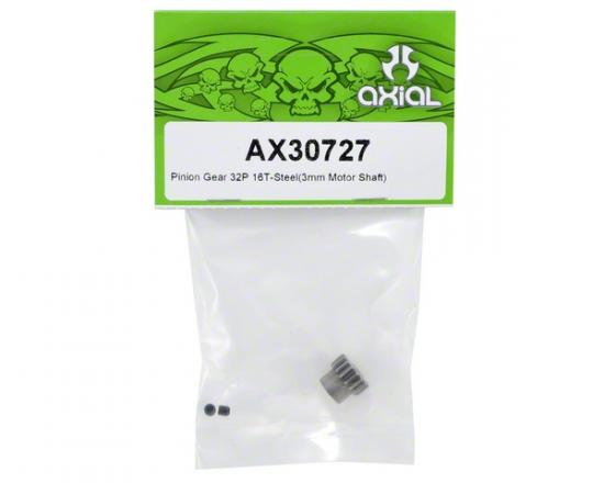 Axial Pinion Gear 32P 16T - Steel (3mm Motor Shaft)