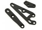 Axial XR10 Carbon Fiber F/R Servo Mounts and Steering Arm Set (2) ** CLEARANCE **