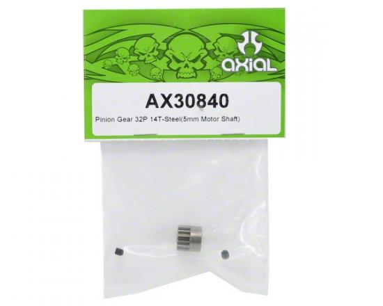 Axial Pinion Gear 32P 14T - Steel (5mm Motor Shaft)