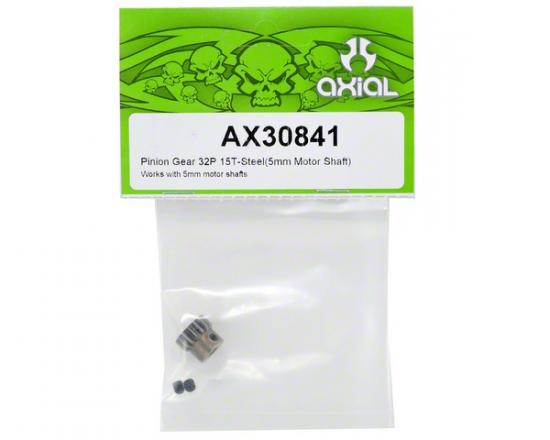 Axial Pinion Gear 32P 15T - Steel (5mm Motor Shaft)