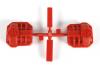Axial AR44 Differential Covers (Red)