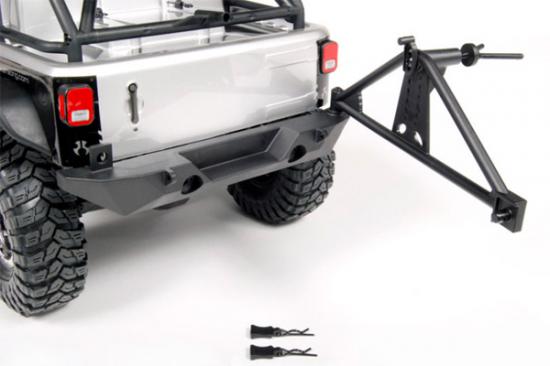 Axial SCX10 Poison Spyder JK RockBrawler Rear Bumper and Tire Carrier