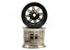 Axial 8 Spoke Beadlock Wheels (Black Chrome)