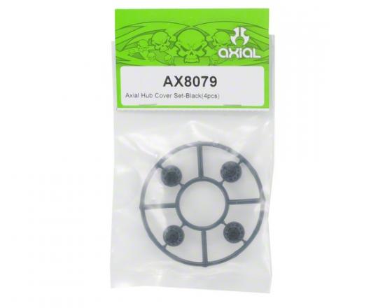 Axial Hub Cover Set - Black (4)