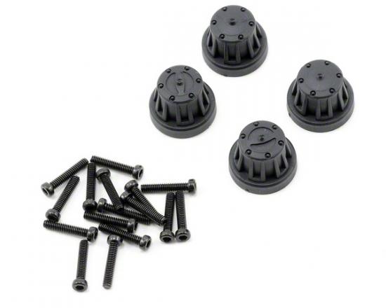 Axial 1.9 8 Hole Beadlocks - Black (2)