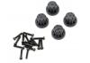 Axial 1.9 8 Hole Beadlocks - Black (2)