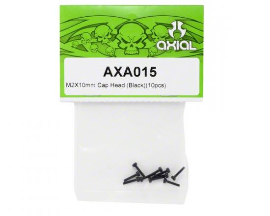 Axial M2x10mm Cap Head (Black) (10)