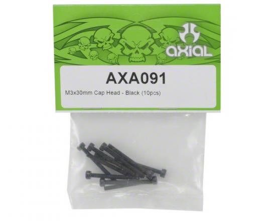 Axial M3x30mm Cap Head - Black (10)
