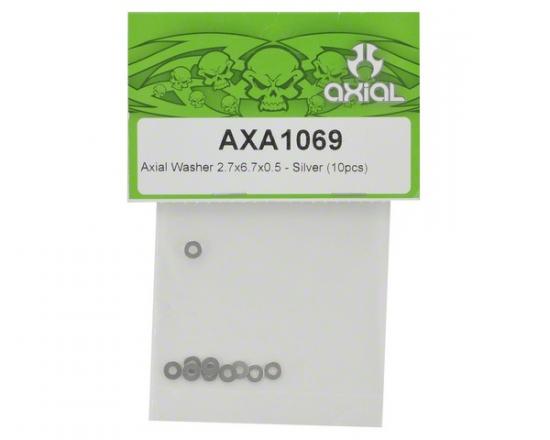 Axial Washer 2.7x6.7x0.5mm - Silver (10)