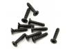 Axial M2.5x12mm Hex Socket Tapping Flat Head (Black) (10)