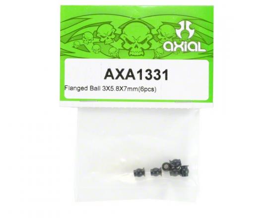 Axial Flanged Ball 3x5.8x7mm (6pcs)