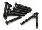 Axial M3x18mm Hex Socket Tapping Button Head (Black) (10)